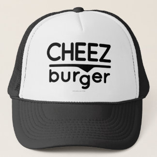 Cheezburger Logo (Schwarzes) Truckerkappe