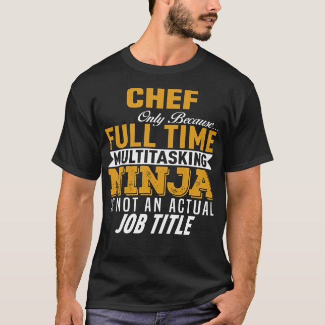 Chef animal  space chef  T-Shirt (Vorderseite)