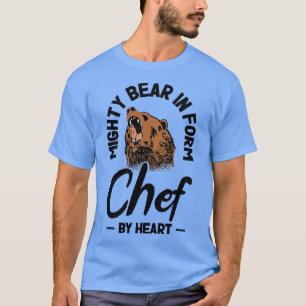 Chef-Beast-Tierliebhaber-Bär-kocht-Mahlzeiten T-Shirt