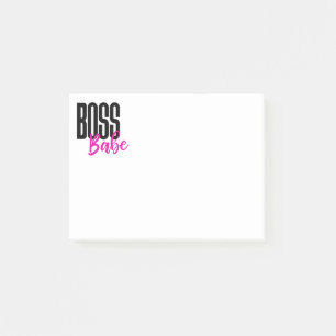 Chef-Boss Motivations-Unternehmerin-Hustle-Mama Post-it Klebezettel