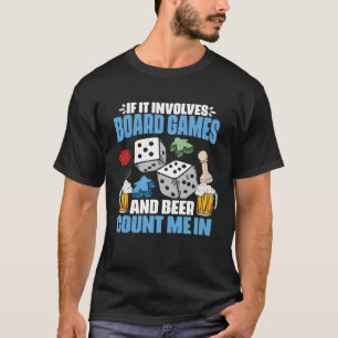 Chef Brettspiele und BierpappenGamer T-Shirt