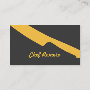 Chef-Catering-Restaurant-Geschäftskarte Visitenkarte