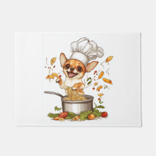 Chef Chihuahua � Meister des kulinarischen Hundes Fußmatte