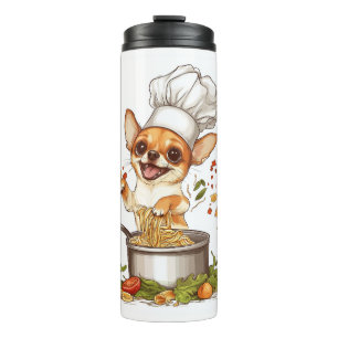 Chef Chihuahua � Meister des kulinarischen Hundes Thermosbecher