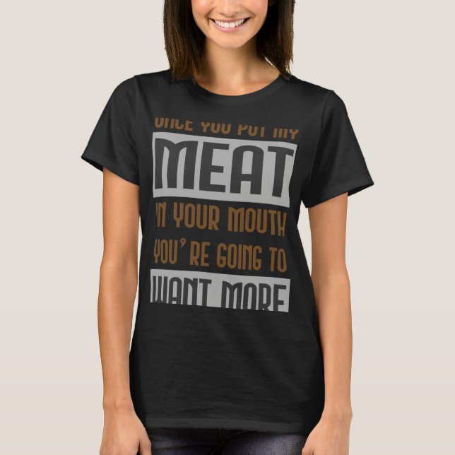 Chef Cook Meat Kitchen Worker T-Shirt (Vorderseite)