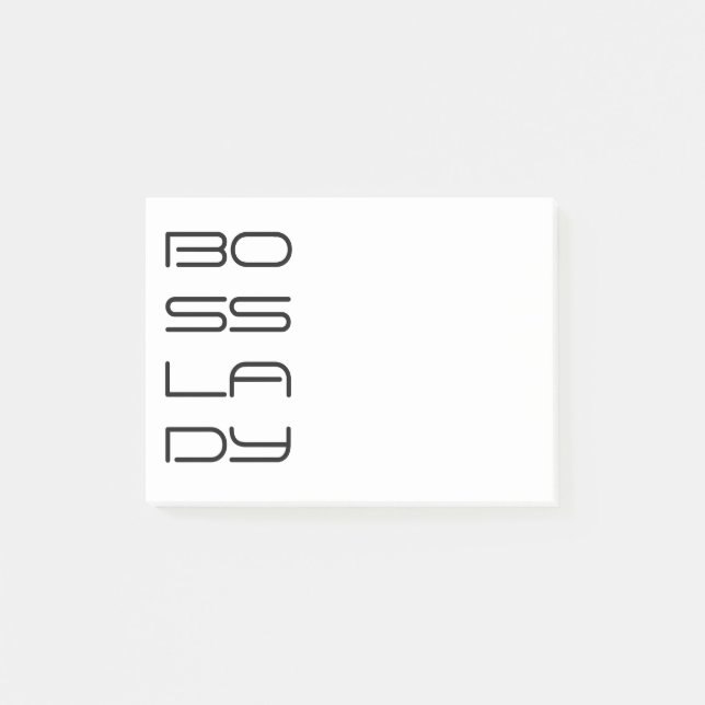 Chef-Dame Post-it Klebezettel (Vorderseite)