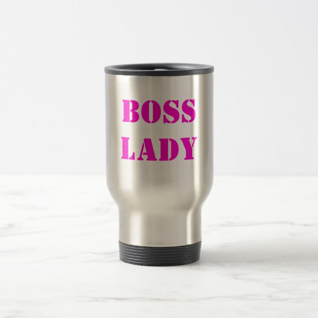 Chef-Dame Travel Mug Reisebecher (Mittel)