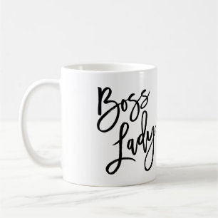 Chef-Dame Trendy Lettering Kaffeetasse