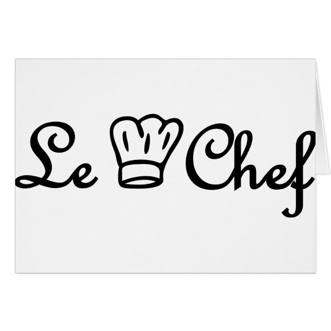 chef de Cuisine (Vorderseite (Horizontal))