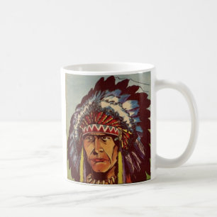 Chef der Amerikanischen Indianerstadt Tasse