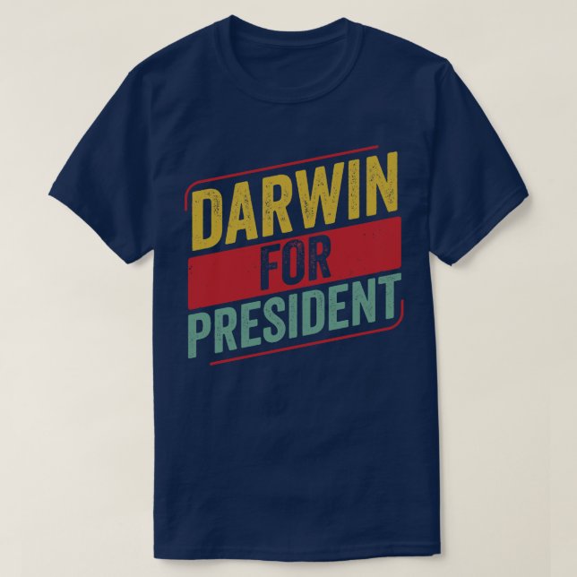 Chef der Chemiewissenschaft Funny Darwin T-Shirt (Design vorne)
