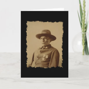 Chef der Chiricahua Apache-Karte 1898 Karte