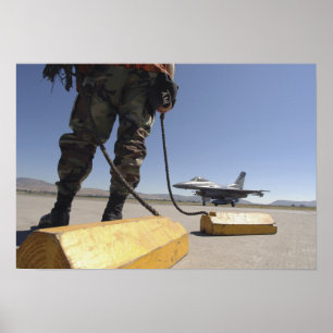 Chef der Crew der US-Luftwaffe Poster