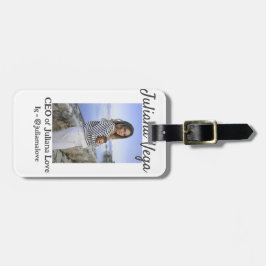 Chef der Geschäftsführerin, Chefin Instagram Handl Gepäckanhänger