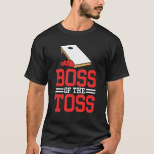 Chef der Tosskornloch Männer Cornhole Opa T-Shirt