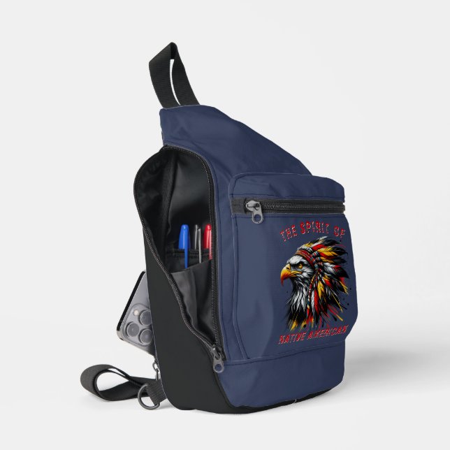 Chef des Indianeradlers Crossbody Bag (Offen)