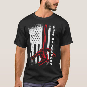 Chef des Toss American USA FLag Horseshoe Pitch T-Shirt