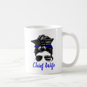 Chef Ehefrau Messy Bun Ehefrau Kaffee Tasse