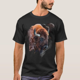 Chef eines europäischen Bison T-Shirt