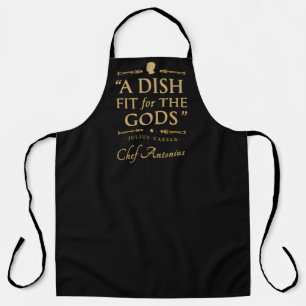 Chef Elegant Classic Cook Lustiger Spruch Schwarz  Schürze