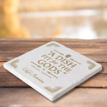Chef Elegant Classic Cook Zitat Stylisch Gold Römi