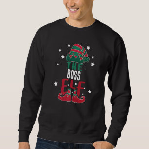 Chef-Elf-Weihnachts-Pyjama Chef-Passende Familien Sweatshirt