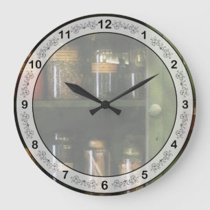 Chef - Essen - Zutaten II Große Wanduhr