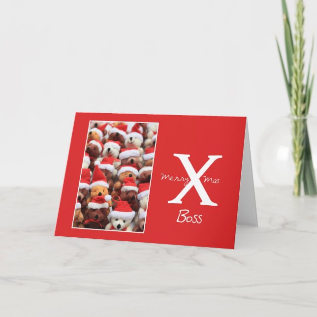 Chef Frohe Weihnachtskarte Feiertagskarte (Vorderseite)