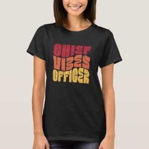 Chef für Stimmung Büro Kollege Retro Büro P T-Shirt