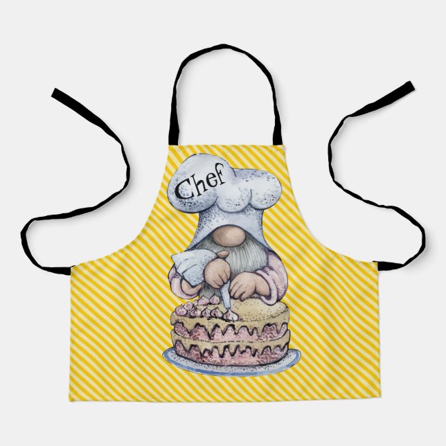 Chef Gnom  Schürze (Vorderseite)