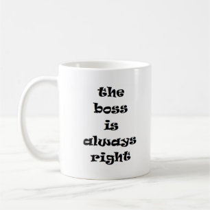 Chef hat immer recht kaffeetasse
