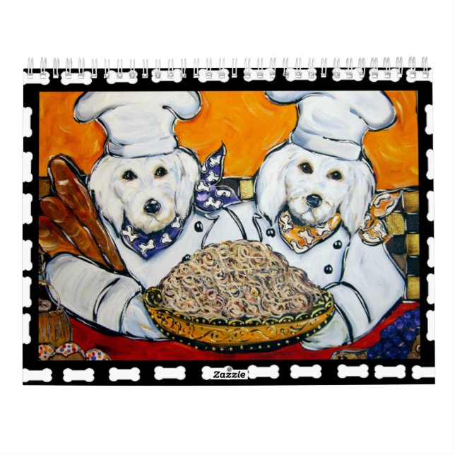 CHEF HAUSTIER-KUNST-KALENDER KALENDER (Rückseite)