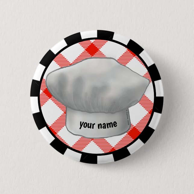 Chef Hut Button (Vorderseite)
