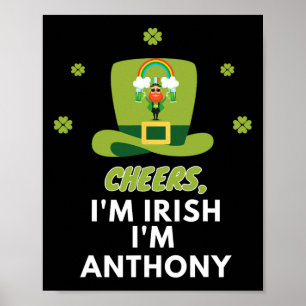 Chef Ich bin Irisch Ich bin Anthony Poster