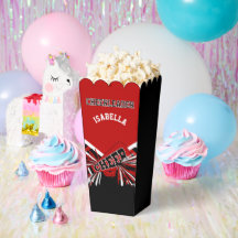 Chef in Rot, Weiß und Schwarz