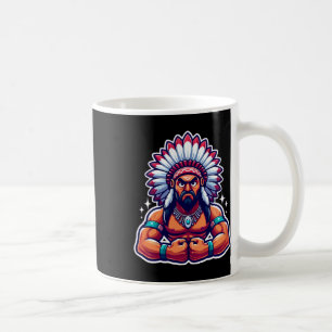 Chef-Indianer-Flechtmuskeln Fan Lover Bodybuildin Kaffeetasse