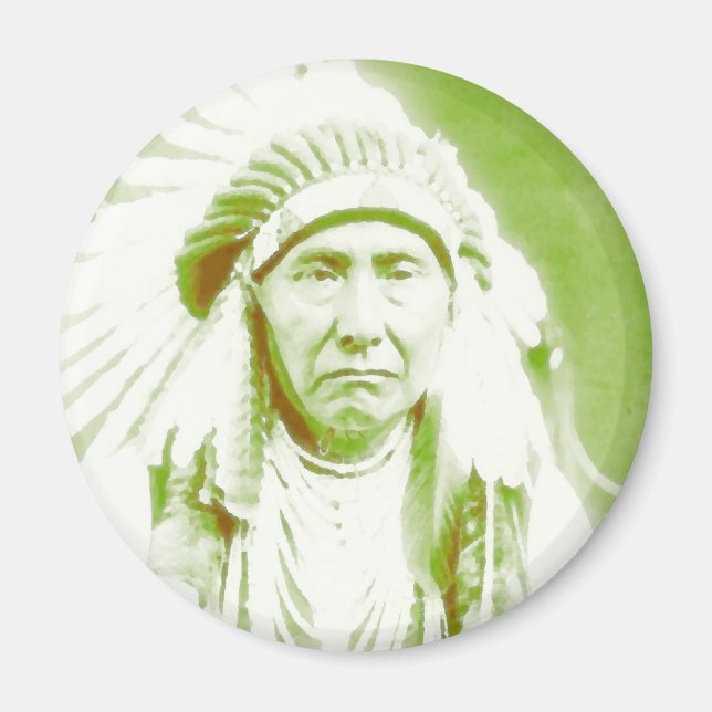 Chef Joseph Native American Leader Magnet (Vorne)