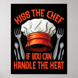 Chef Kiss Koch Enthusiast Grillen Räuchern  Poster