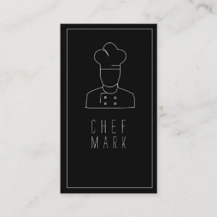 Chef Koch Restaurant Essen Visitenkarte