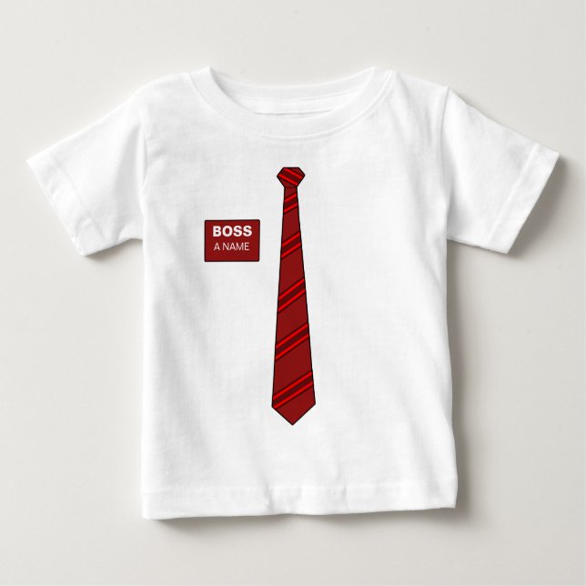 Chef-Krawatten-Shirt Baby T-shirt (Vorderseite)