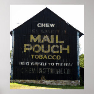 Chef Mail Pouch Tobacco Barn - Original Foto Poster