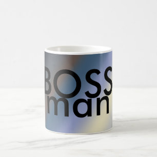 CHEF-Mann-Tassensilber/stehlen blaue Mischungen Tasse