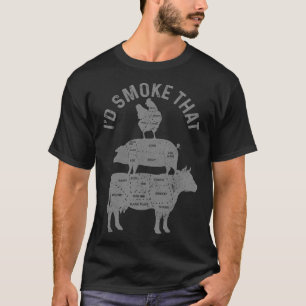 Chef Metzger Bbq Ich Würde Dieses Schweinefleisch T-Shirt
