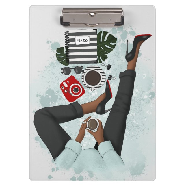 Chef mit Art-Klemmbrett Klemmbrett (Vorderseite)