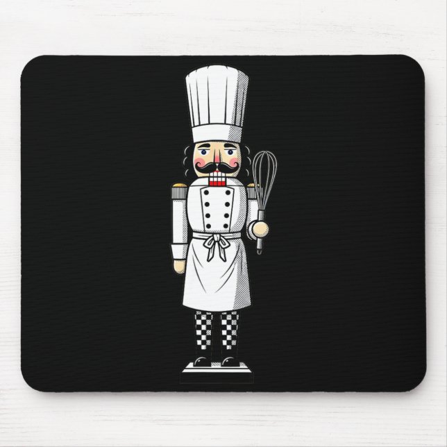Chef Nutcracker Cook Hat Xmas  Mousepad (Vorne)