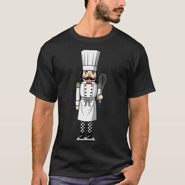 Chef Nutcracker Cook Hat Xmas  T-Shirt (Vorderseite)