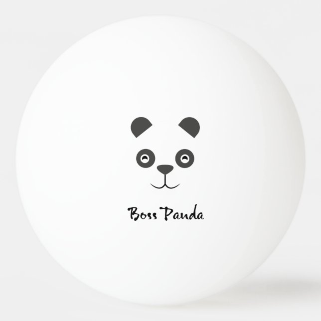 Chef-Panda-Klingeln Pong Ball Tischtennisball (Vorderseite)
