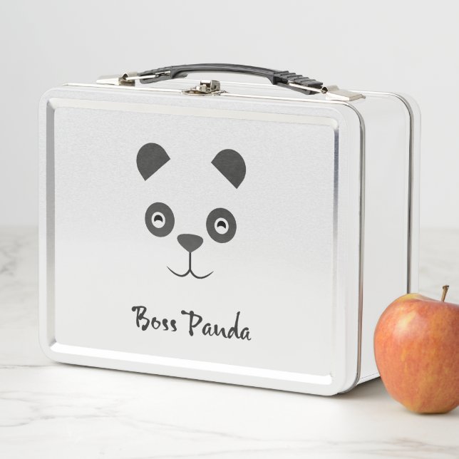 Chef-Panda-ZinnLunchbox Metall Brotdose (Beispiel)