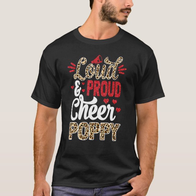 Chef Poppy Größte Fan Leopard Print und Pom Pom T-Shirt (Vorderseite)