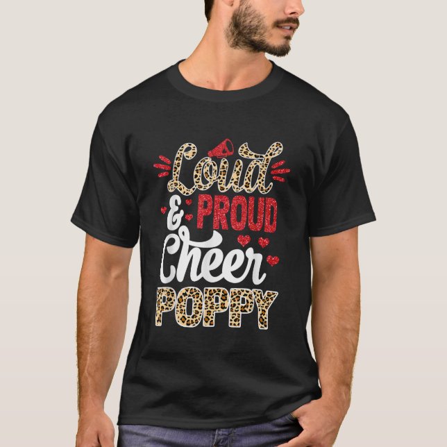 Chef Poppy Größte Fan Leopard Print und Pom Pom T-Shirt (Vorderseite)